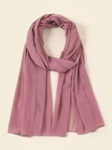 1 Pc Chiffon Plain Scarves
