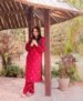 2 Pcs Women’s Stitched Linen Embroidered Suit