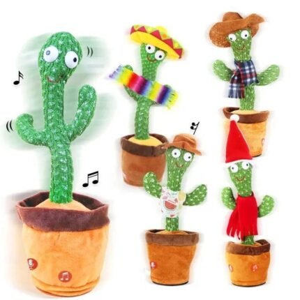 Dancing Cactus Plush Toy for Kids | Interactive Singing & Talkng Cactus Toy