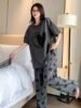 2 Pcs Women’s Stitched Cotton Jersey Printed Night Suit